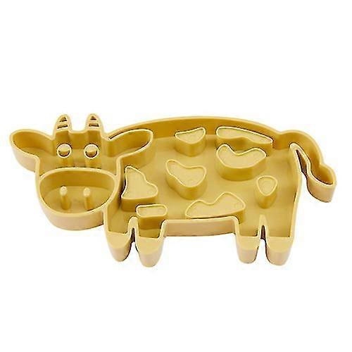 Pet Slow Feeder Anti Chock Solid Color Eco-friendly Pet Dog Food Dispenser Dish