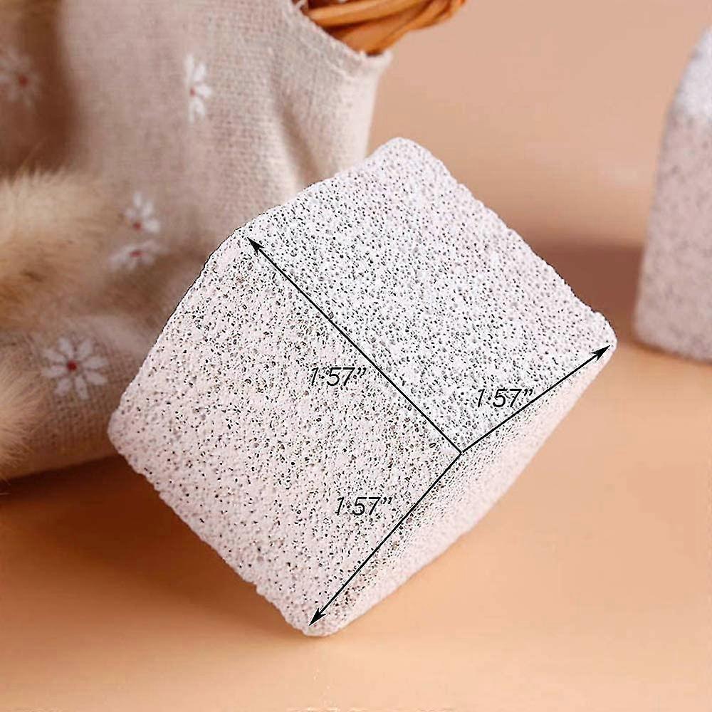 20 Pcs Chinchilla Lava Blocks Rabbit Chew Toys Bunny Lava Teeth Grinding Square