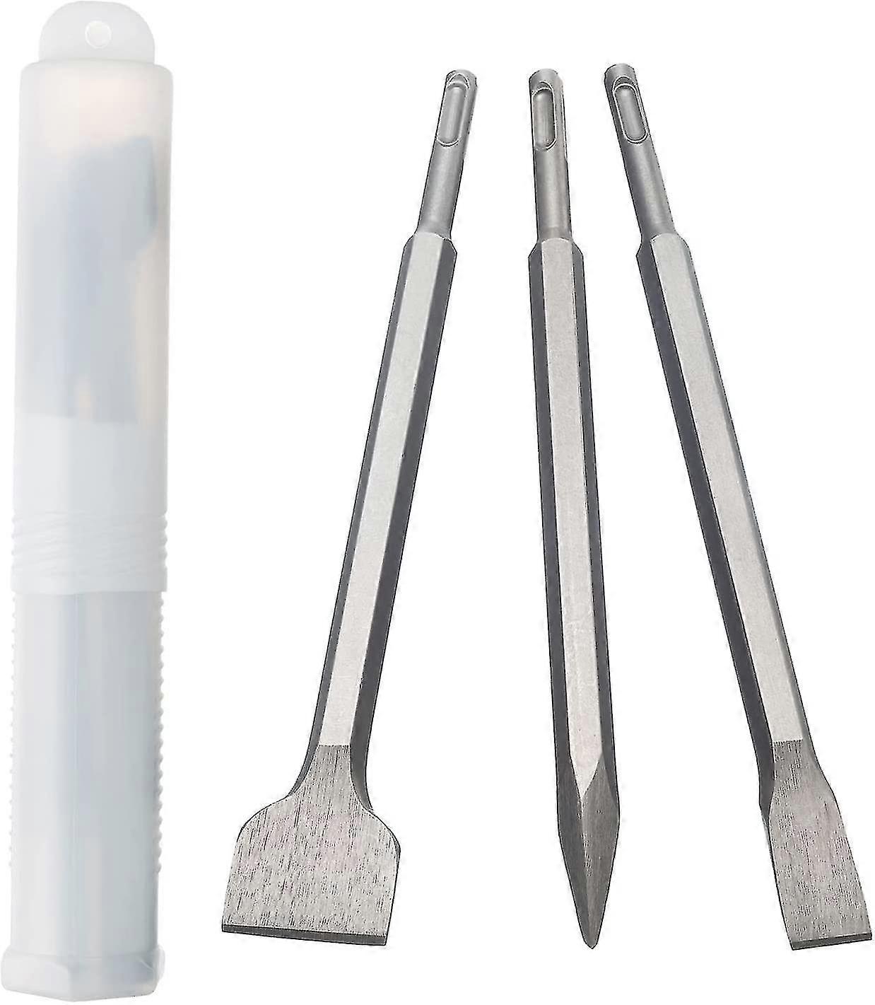 Sds-plus Chisel Set, 3 Pcs Sds-plus Chisel Set Tool Holder