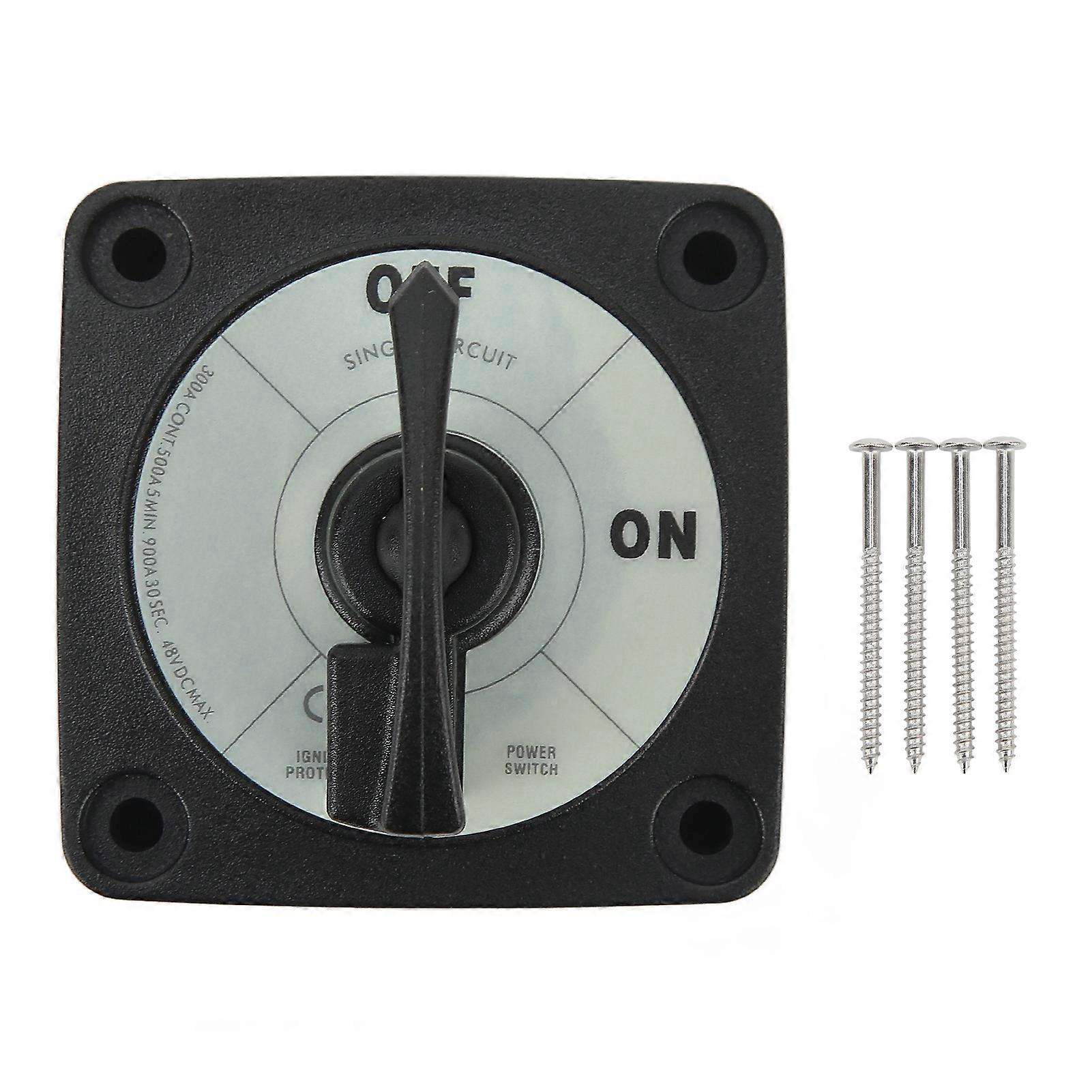 Power Battery Disconnect Switch 2 Gear 2 Terminal Battery On Off Switch ...