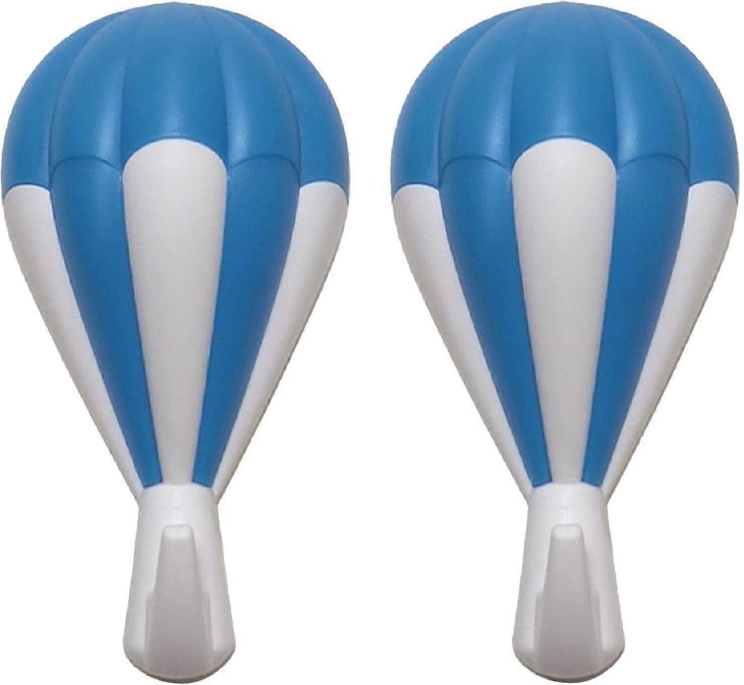 Creative Hot Air Balloon Hook Solid and No HoleBlue