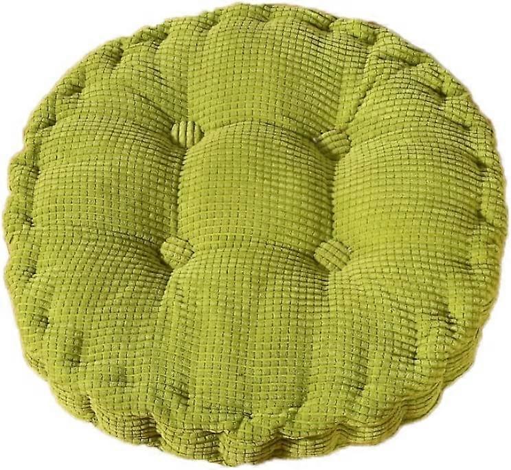 Rund stolsdyna för hem, kök, grönt