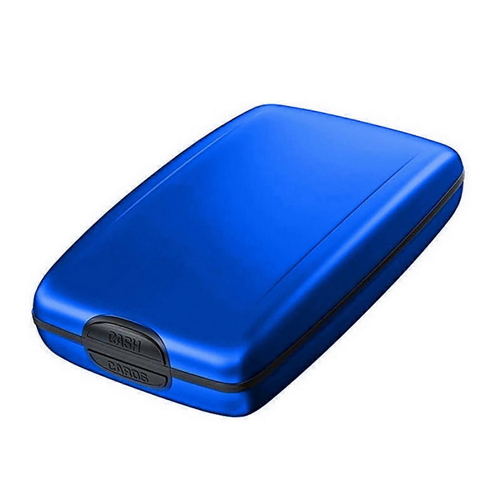 Card Case Dust-proof Waterproof Mini Large Capacity Anti-theft Protective Aluminum Alloy Pocket Credit Card Holder for Outdoor KAESI
