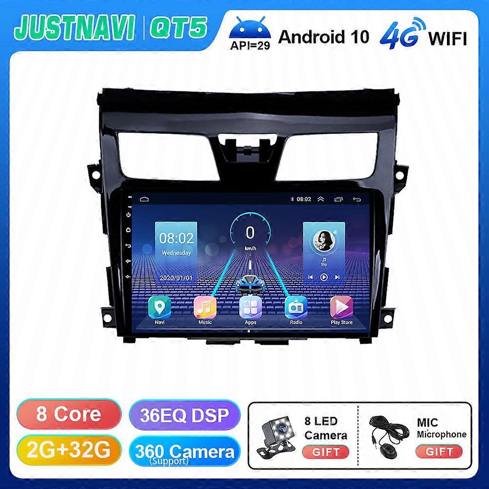 Android 10.0 Auto 64G 8Core Carplay Multimédia DSP ISP Vidéo WIFI Bluetooth Pour Nissan Teana Altima 2013 - 2015 Navigation