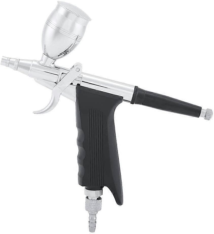 Feed Double Action Trigger Controlled Airbrush Metal Spray Guns Paint Airbrushes Kit