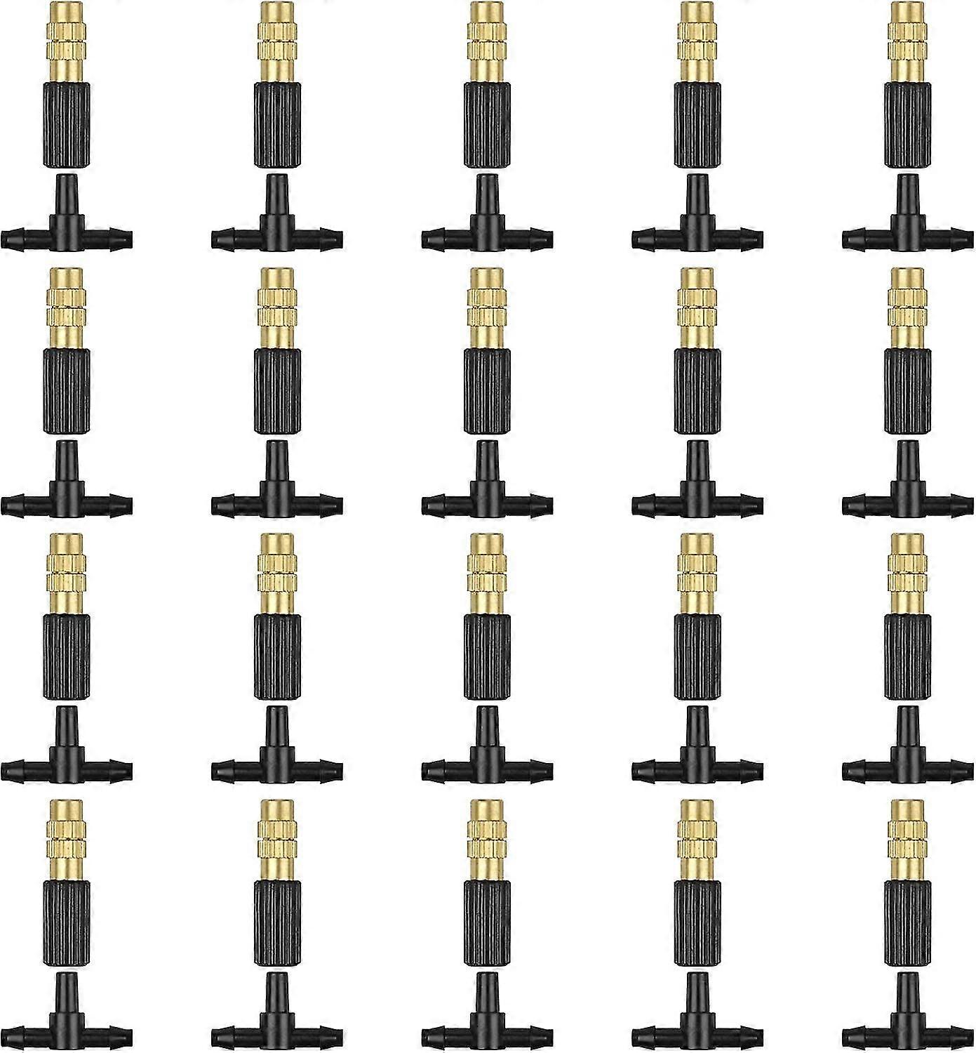 irrigation nozzle adjustable copper atomizing nozzle connection 47 hose micro drip irrigation with universal connector