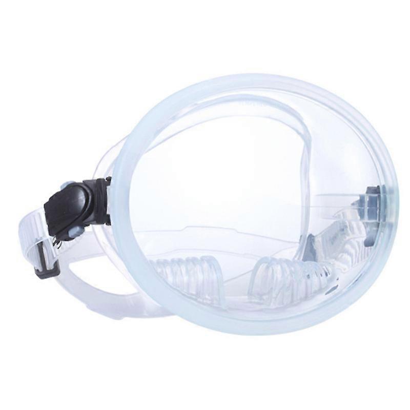 Retro Oval Classic Single Lens Snorkel Silicone Dive Mask, No Fogging Snorkeling Scuba Dive Glasses