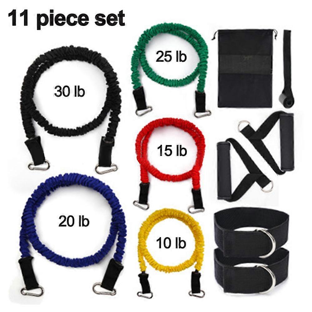 Resistance Bands Set for Men  Women  Workout Exercise Bands with 5 Stackable Premium Cable Bands w
