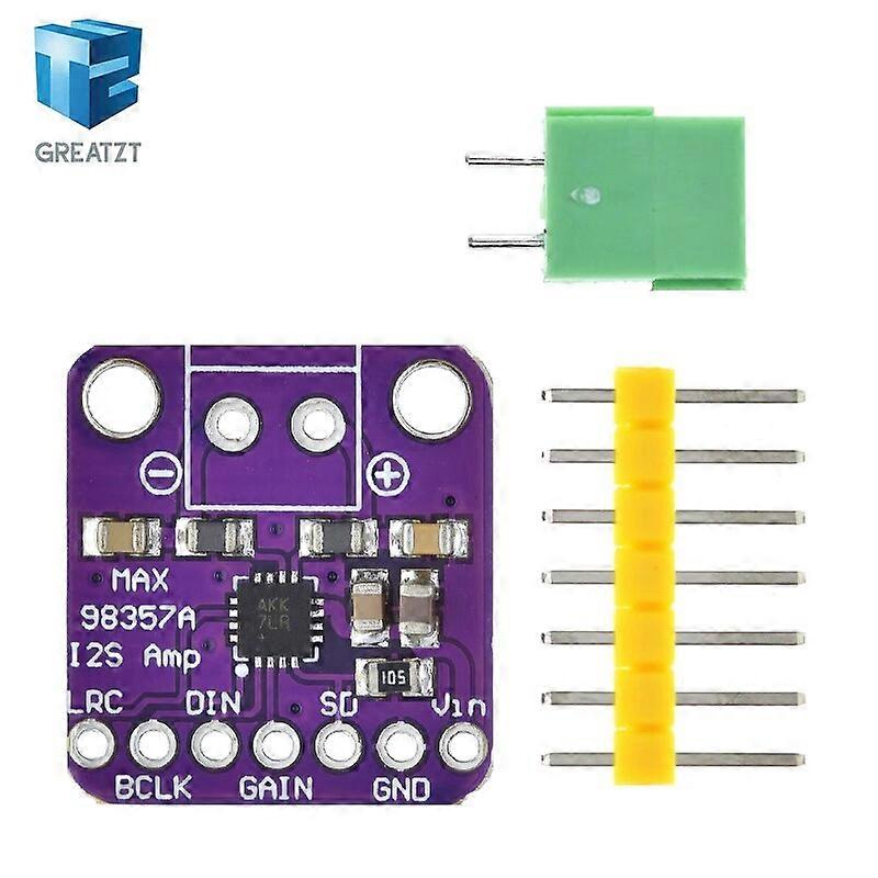 Max98357 I2S 3W Class D Amplifier Breakout Interface Dac Decoder Module Filterless Audio Board For Raspberry Pi Esp32