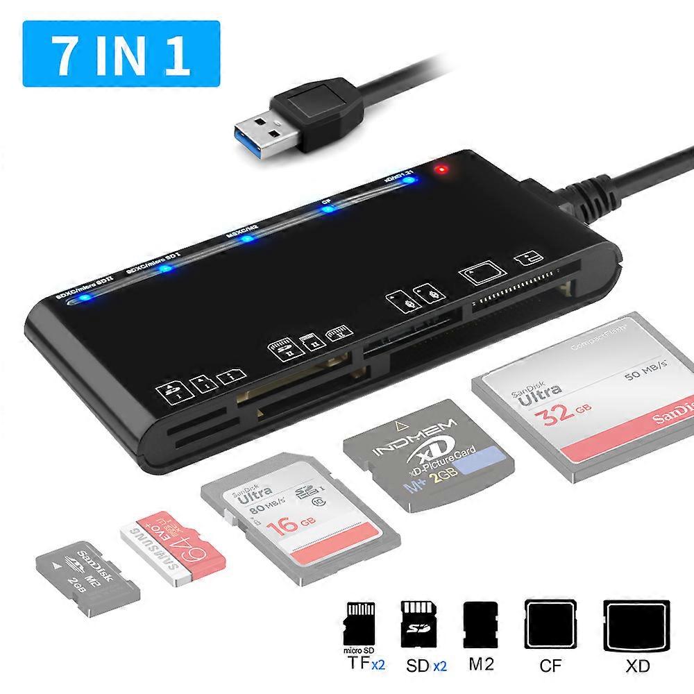 Usb 3.0, 7 In 1 Memory Sd Card Solt All In One