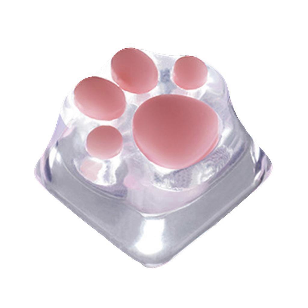 Cute Cartoon Artisan for Cat Paw Keycap Compatible for Cherry MX Switches Durable Keycap Keyboard Replacement Accessorie