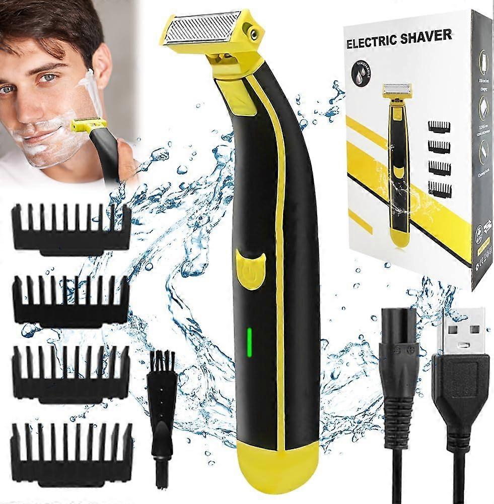 1PCS Electric Shaver for Men, Electric Beard Trimmer, USB Rechargeable ...