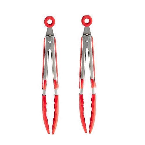 2pcs Non-stick High Temperature Resistant Silicone Cookware,Practical, Style: Spatula(Red),Durable