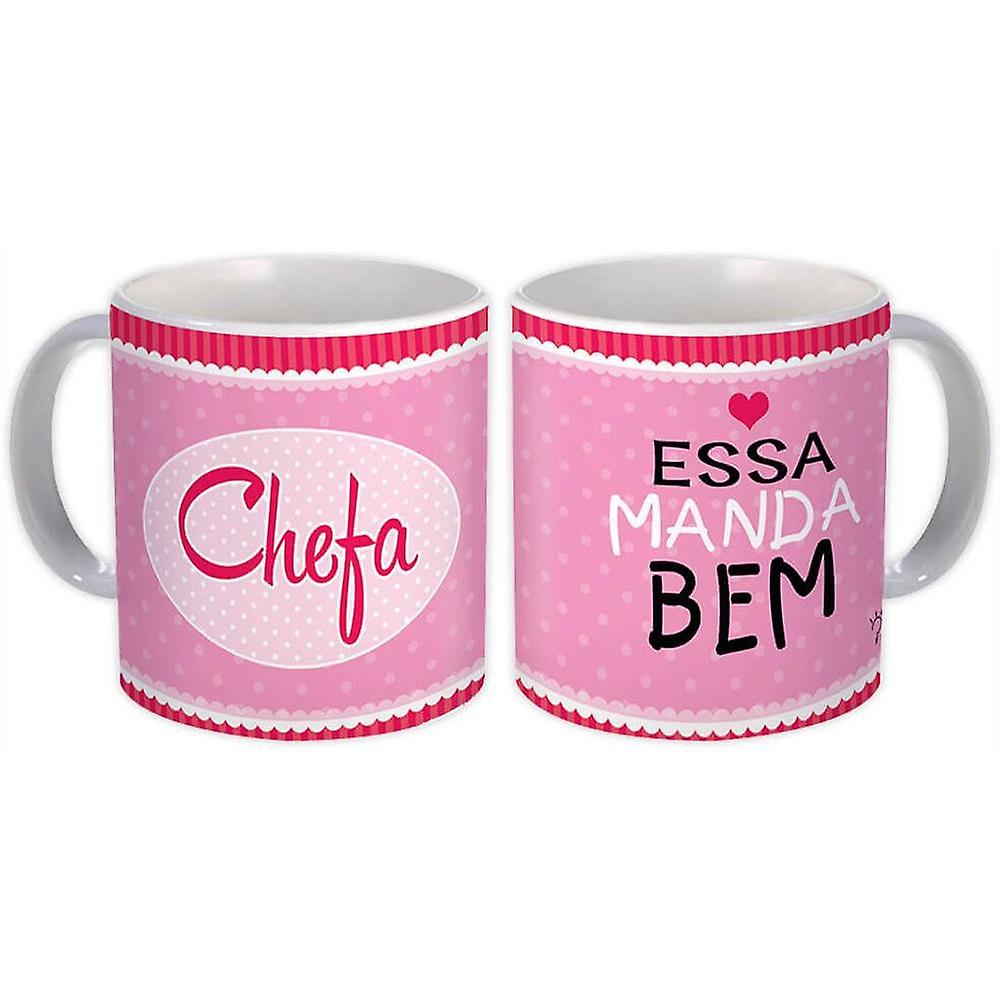Gift Mug: Chefa Essa Manda Bem Profession