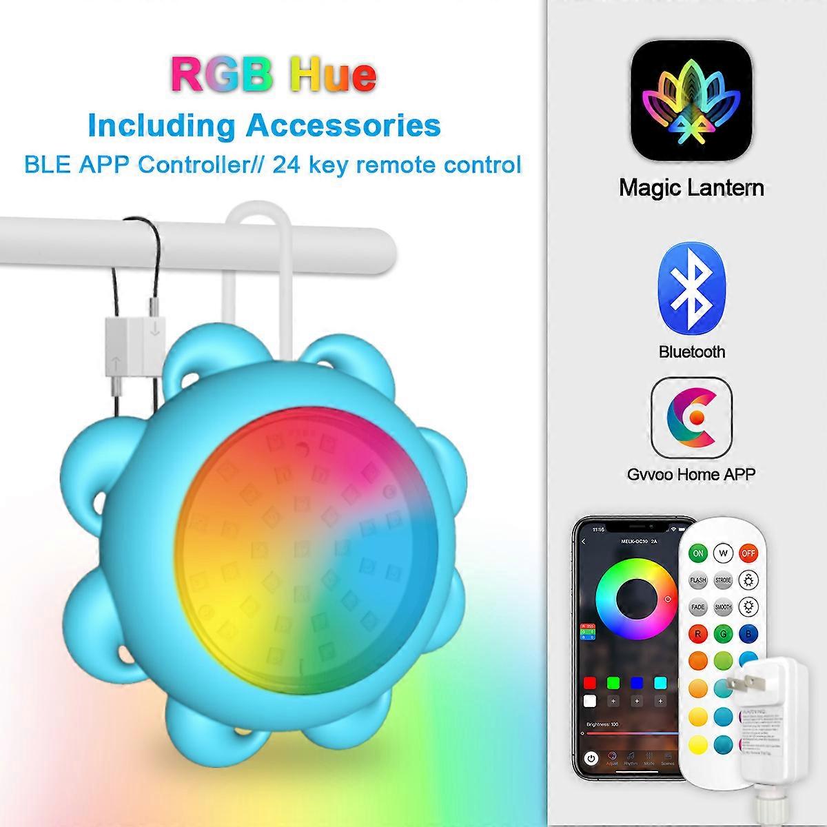 good Above Ground Pool Light, Submersible Pool Lighting with Remote Control, RGB Effect Light Controlled, Musical, Timer, Underwater Pool Light for Ba