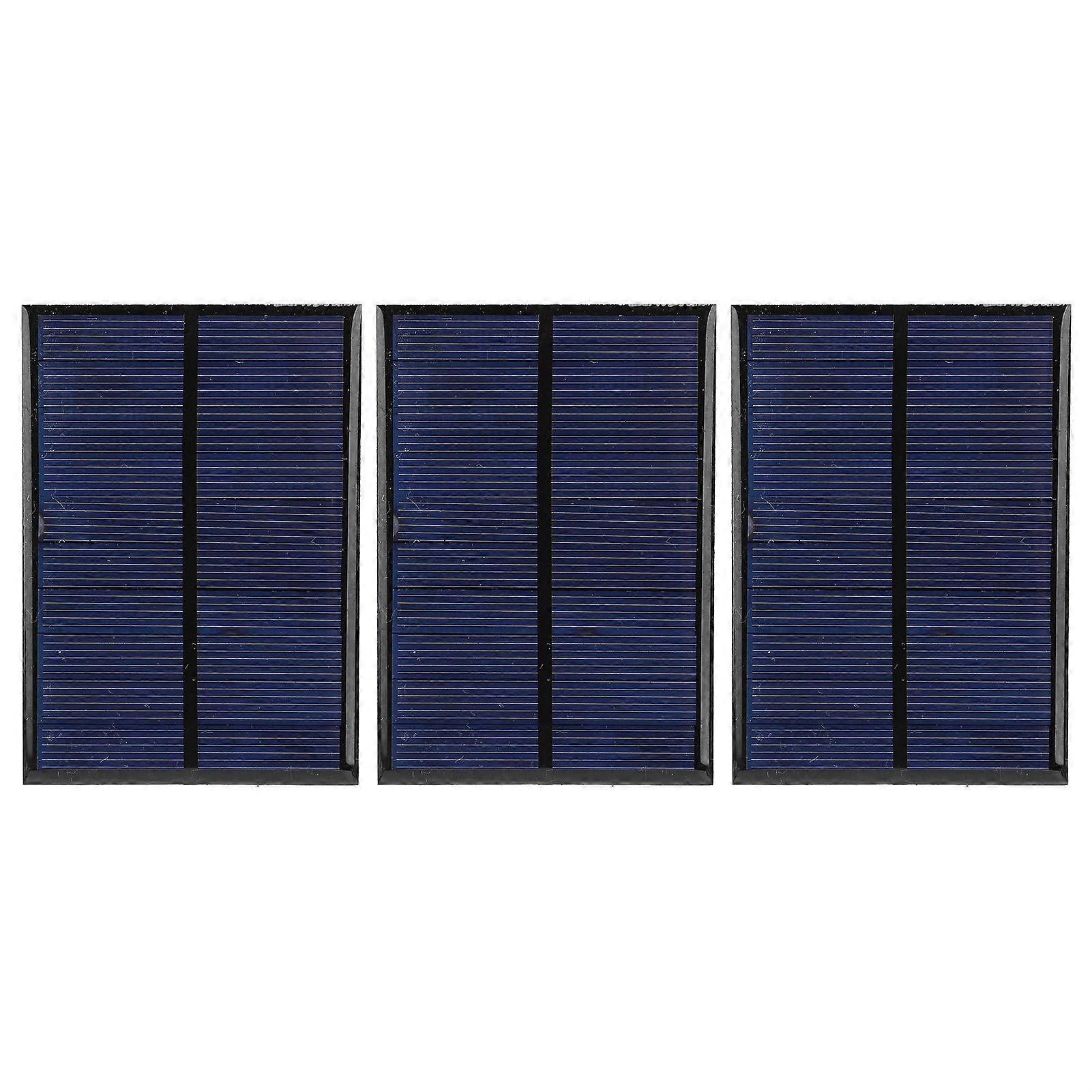 Epoxy Solar Panel Small Power Module Board 5V 200mA with 30CM Red and Black Line - 3 Pcs