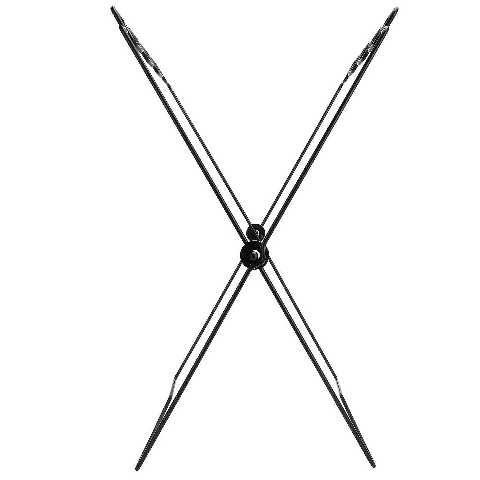 Portable BBQ Picnic Trash Bag Rack Iron Wire Folding Shelf