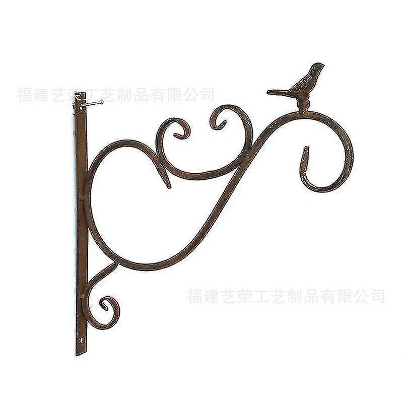 Iron Flower Basket Bracket Flower Hanger Hook T Riangle Bracket Flower Hook