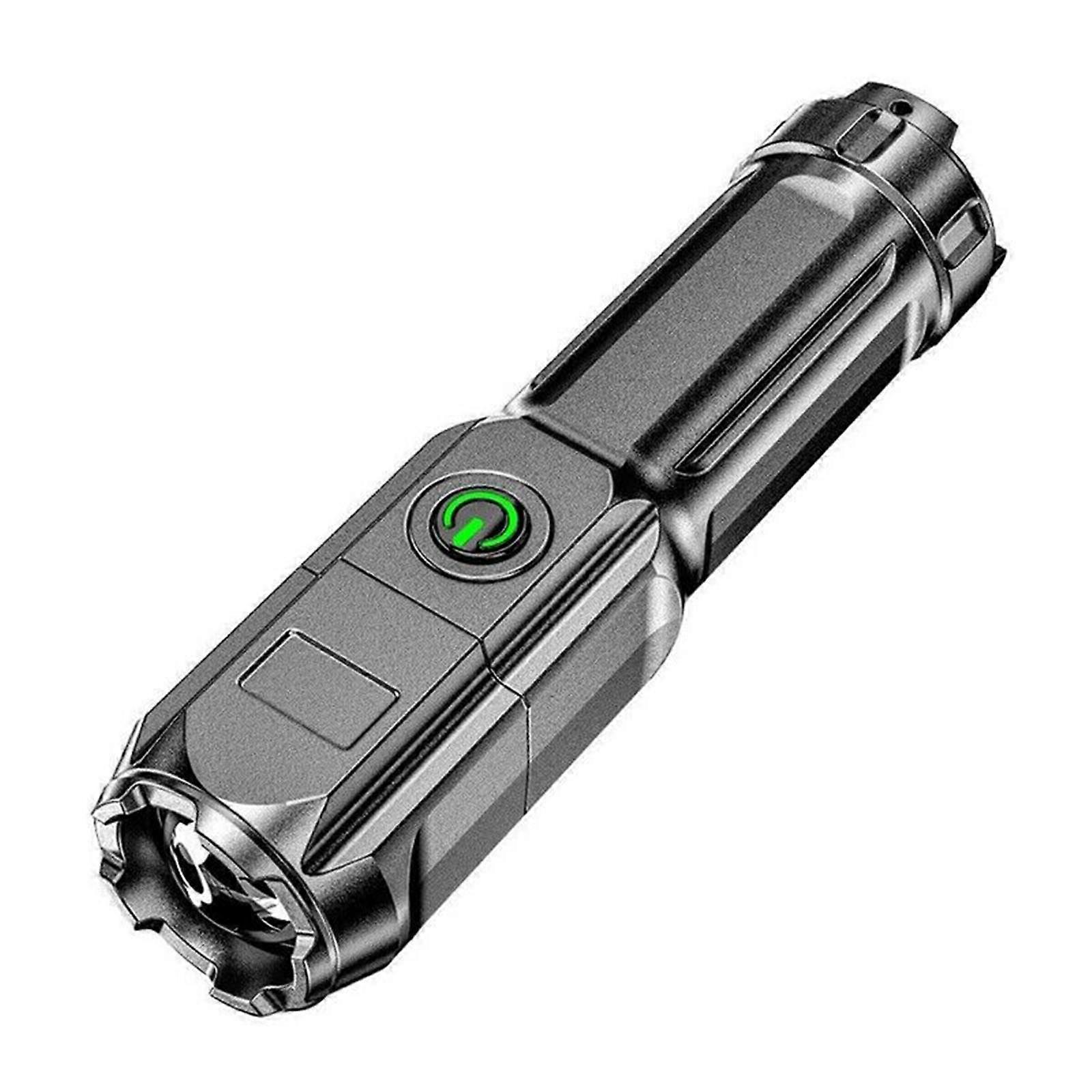 Rechargeable LED Flashlight Super Bright Torch Zoomable Flashlight