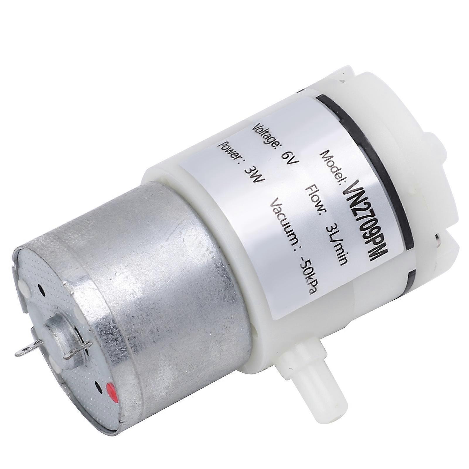 3Pcs DC 6V Diaphragm Pump 3L/min Micro Noiseless Vacuum Pumping Machine
