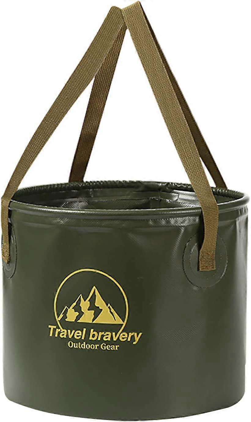 Collaspsible Bucket 5 Gallon Bucket Multifuctional Portable Durable Lightweight Folding Wash Basin