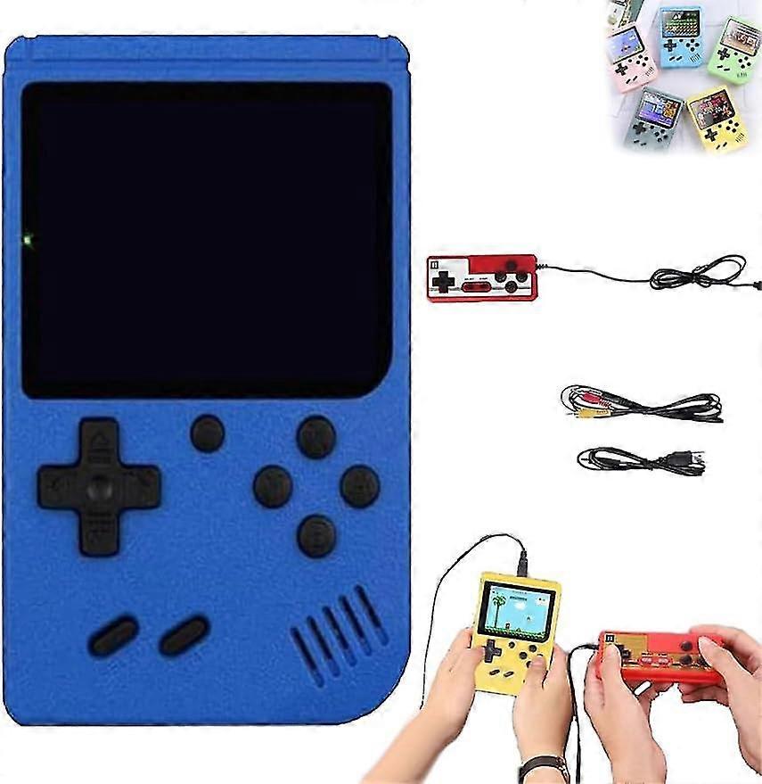Retro Video Game Console Handheld, 400 Games In 1 Device,over 400 Nostalgic Games, Support 2 Players Play On Tv