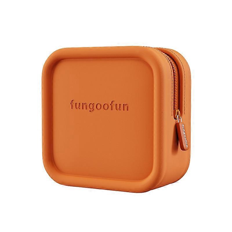 Square type EVA travel digital storage bag(Orange)