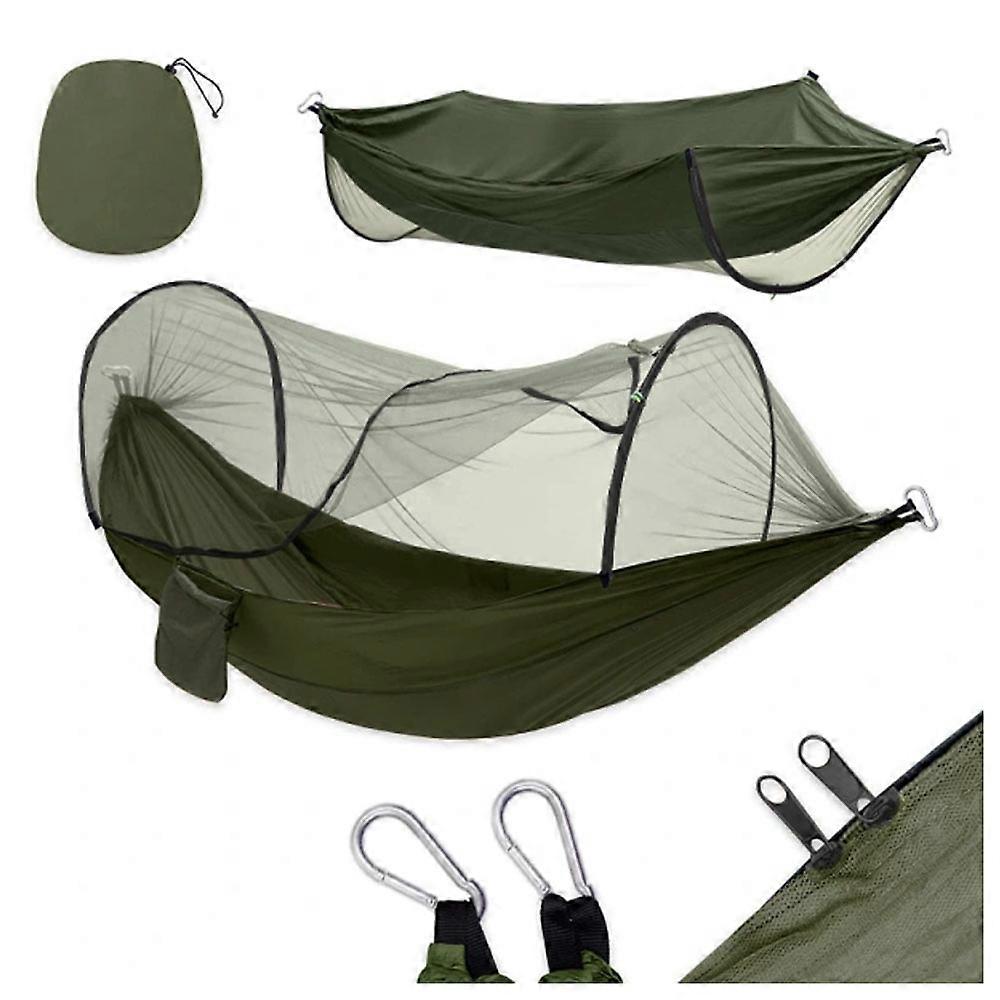 Hammock with mosquito net Green