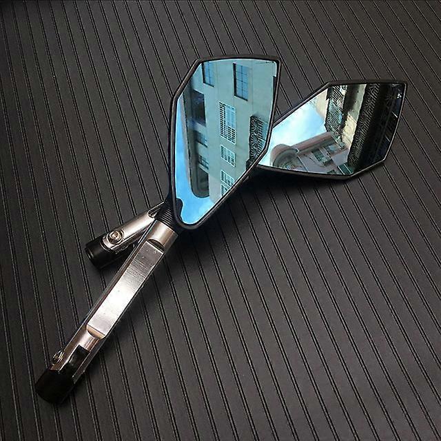 QX 2 sztuk uniwersalne motocyklowe lusterko wsteczne Moto CNC lusterka boczne aluminiowe regulowane dla YAMAHA KAWASAKI HONDA SUZUKI DUCATI