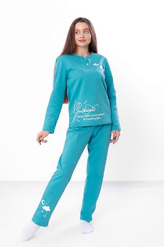 Women’s Warm Pajama Set – Cozy Long Sleeve Top & Pants with Button Closure, Demi-season, HC 8240-023-33-1