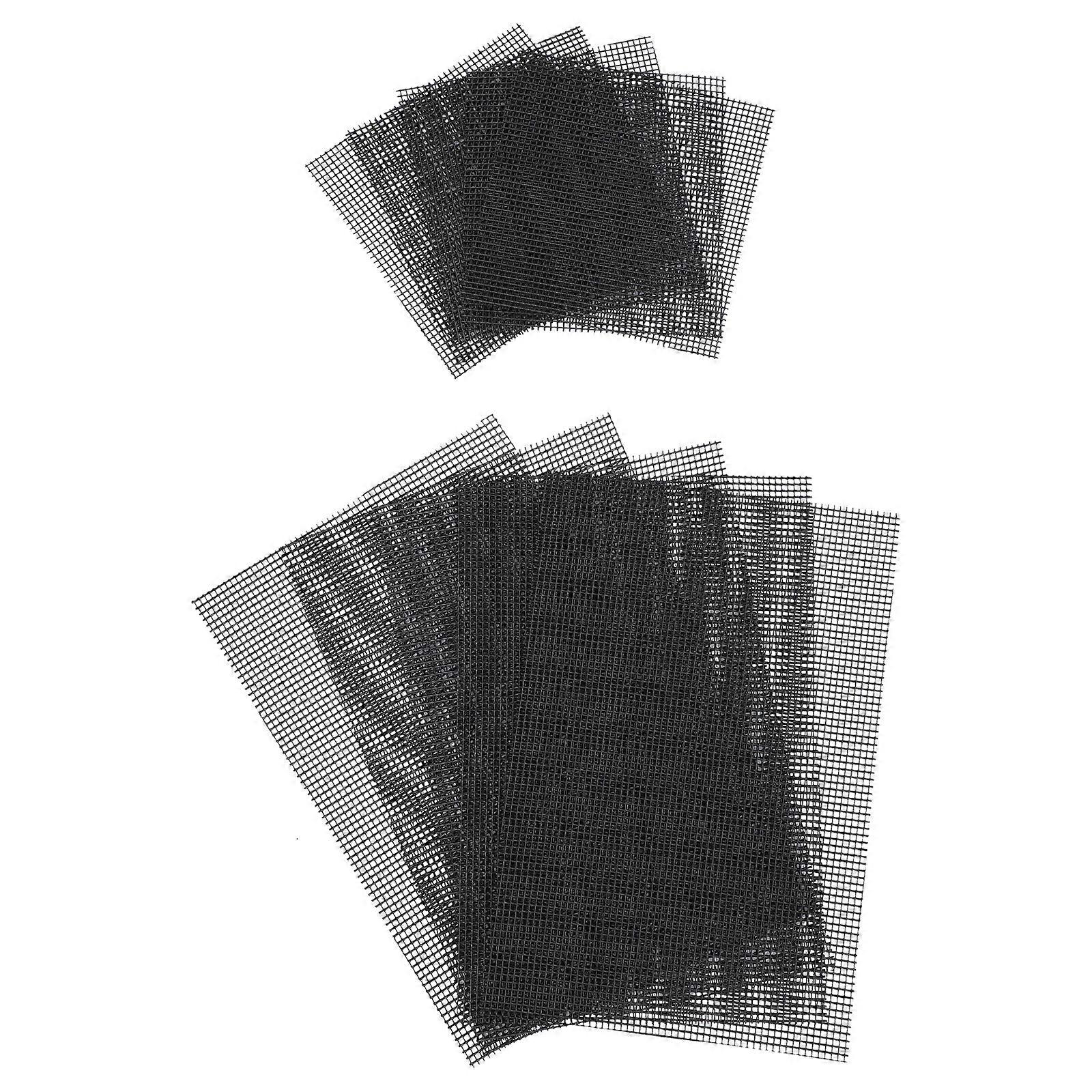 10 Pcs Square Planter Box Bonsai Pot Bottom Grid Mat Mesh Succulants Flowerpot Hole Mesh Pads Round Planter