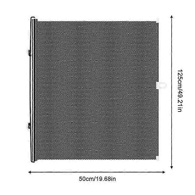 Roller Car Window Shade Retractable Car Sunscreen Curtain Window Sun Visor For UV Rays And Heat Protection Car Summer Accessory