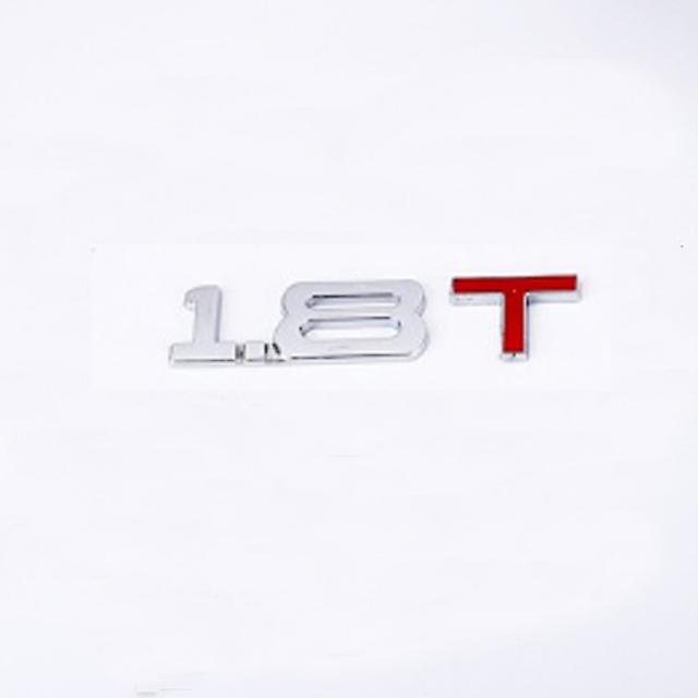 3D Metal Car Trunk Engine Displacement Scale Emblem Auto Stickers 1.3T 1.4T 1.5T 1.6T 1.8T 2.0T 2.2T 2.4T 2.5T 2.8T 3.0T