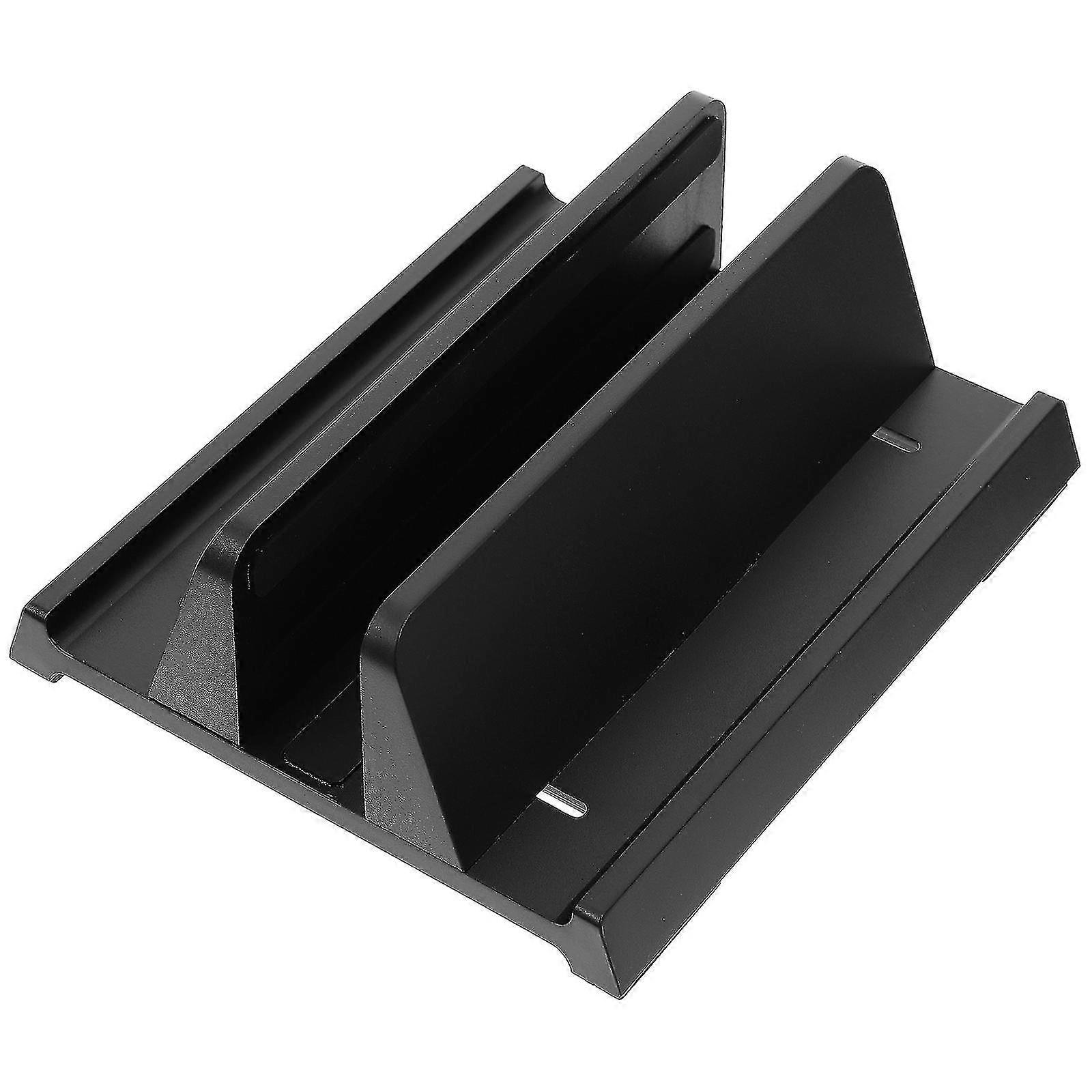 1pc Vertical Laptop Stand 3 In 1 Desktop Tablet Vertical Holder For Home Officeblack