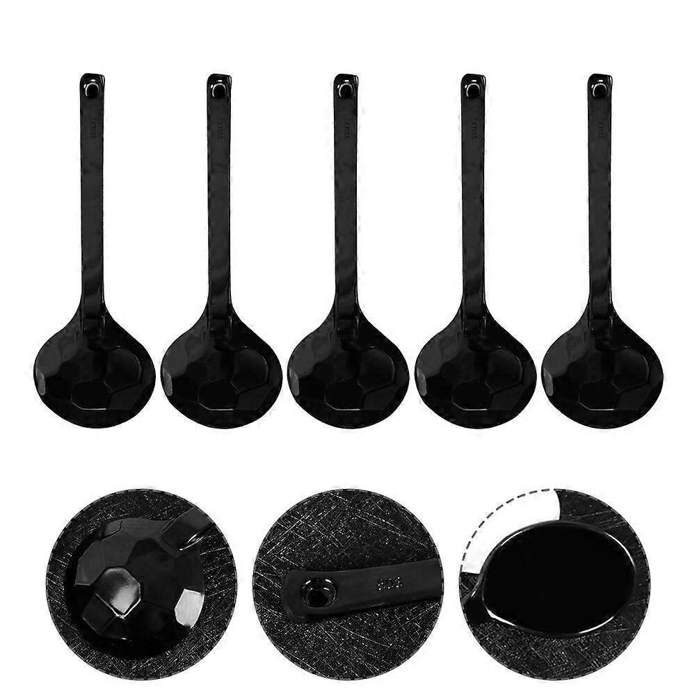 5pcs Melamine Turtle Shell Spoon Soup Spoons Restaurant Tableware Ramen Spoons