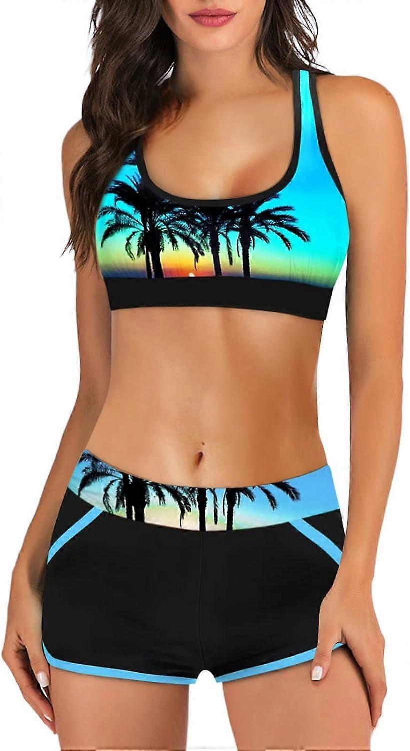 Dames Bikini Set, Elegant Tweedelig Badpak, Tankini