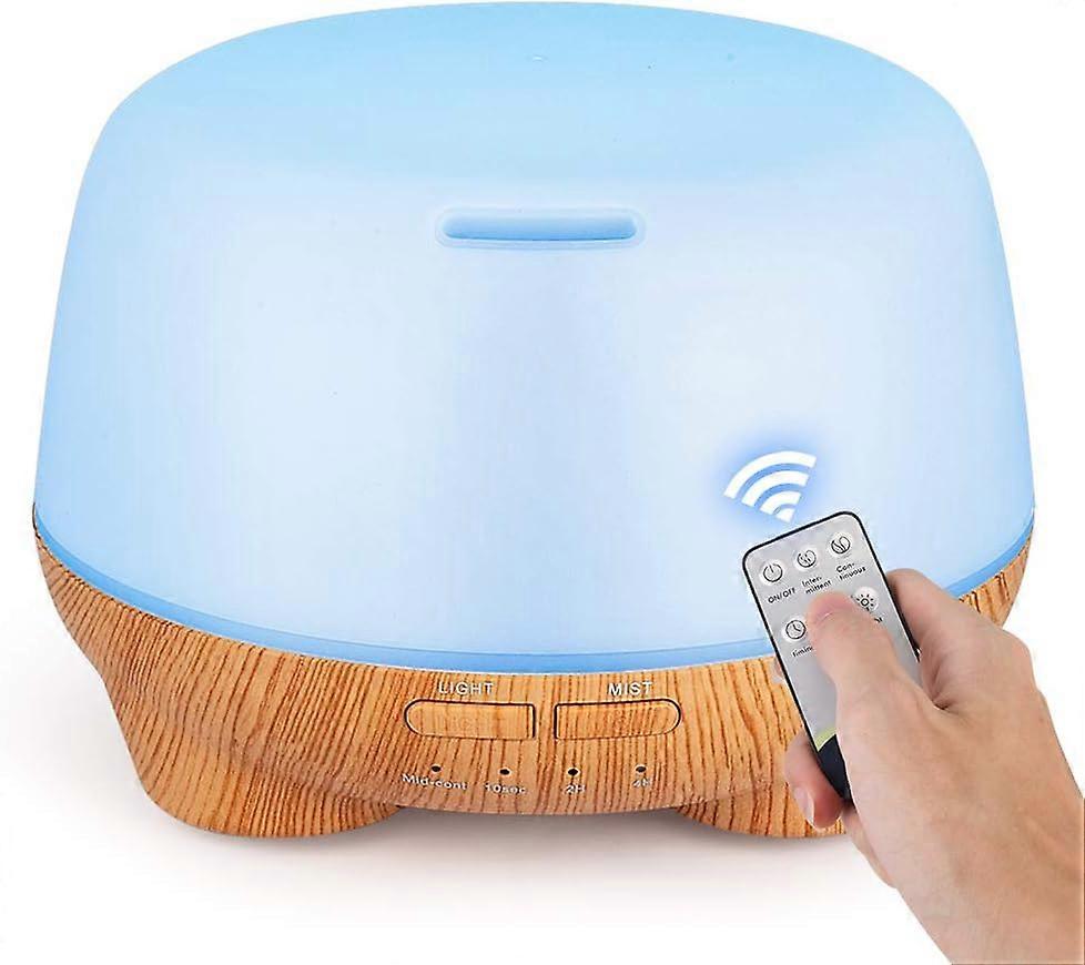 Essential Oil Diffuser, 500ml Remote Aroma Diffuser with Adjustable Mist Mode Aroma Diffuser