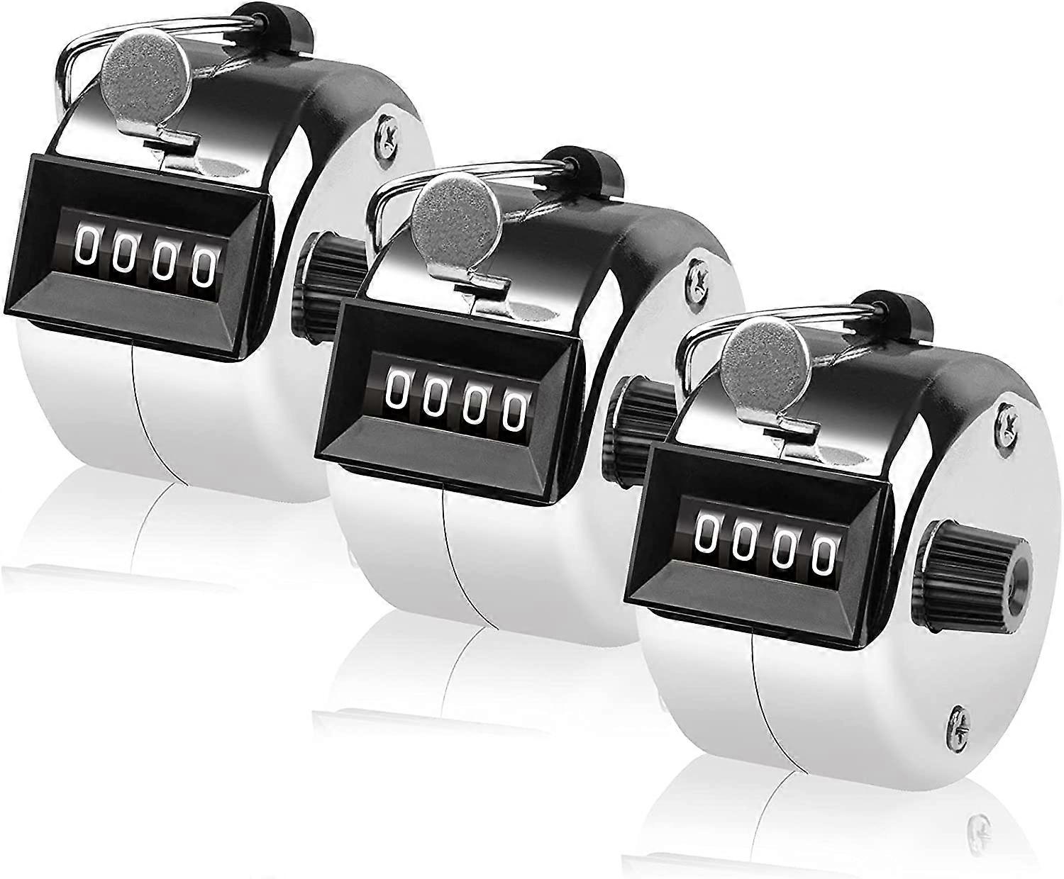 Click Counter 4 Digits - Metal Manual Counter - Clicker for Counting, Marking Golf