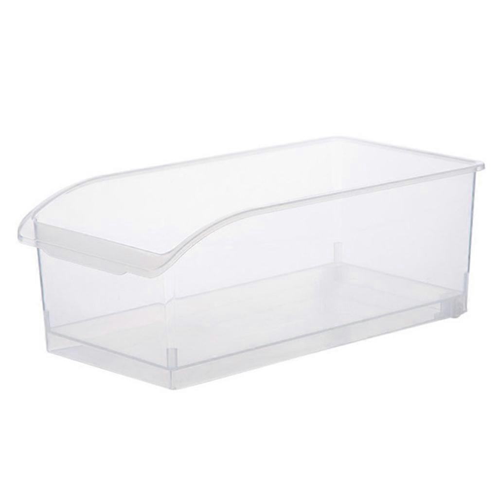Clear Plastic Refrigerator Food Storage Box Drawer Container Kitchen Organizer
