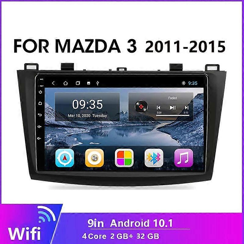 9" WiFi 2din Android 10.1 Car Radio Multimedia mp5 Player GPS Navigaion For Mazda 3 2011-2015 Head Unit NO DVD double 2din