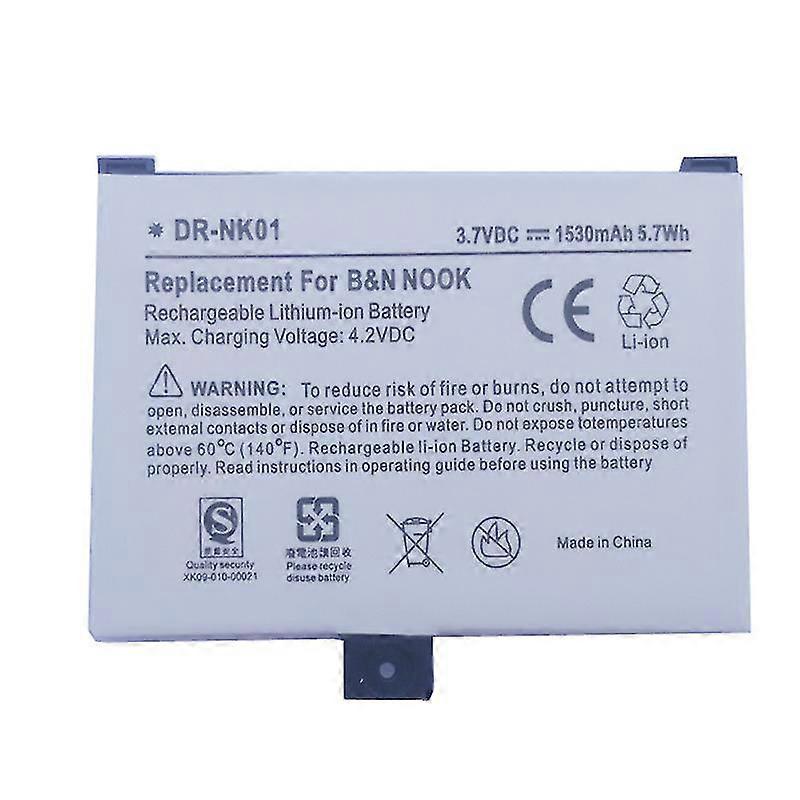 Barnes & Noble Nook E-reader Battery Bnrb1530, Bnrb454261