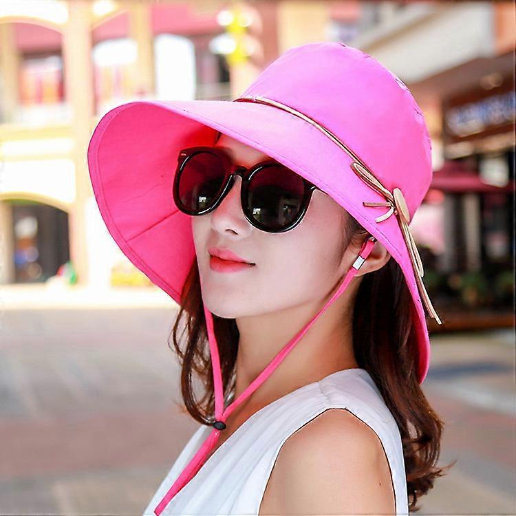 Packable Shapeable Extra Large Brim Floppy Sun Hat Reversible UPF 50+ Beach Sun Bucket Hat