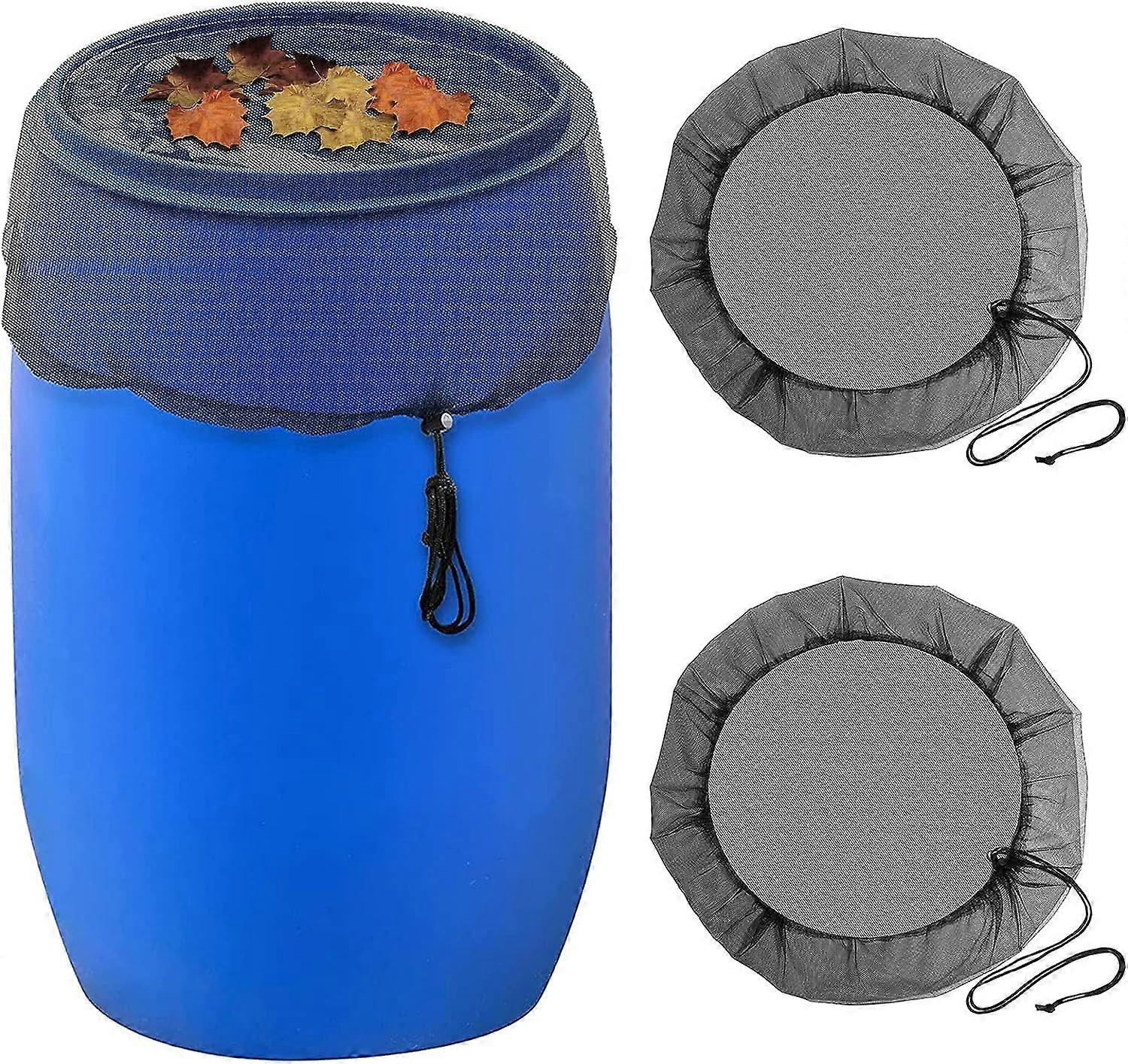 Rain Net 80cm Round Rain Cover Rain Net with Drawstring Adjustable Rain Net Protection Net Rain Net Protection from Leaves Weeds Mosquitoes 2 pcs