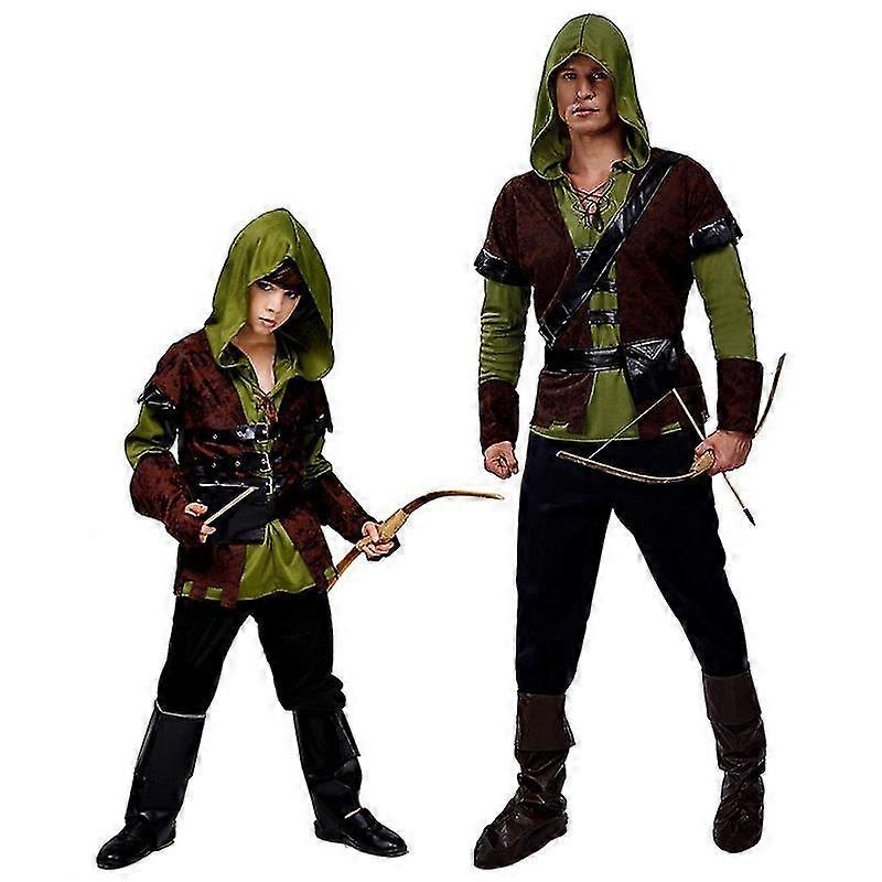 Arciere Vestito Carnevale Robin Uniformi Di Gioco Fuorilegge E