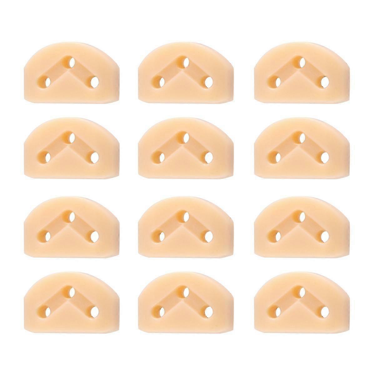 12pcs Classical Guitar Rollers String Trees Retainer Guides Guitar String Locks Nut Block Clamp