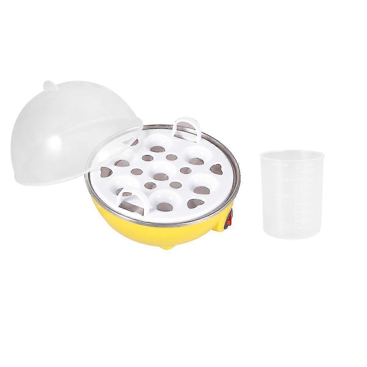 1pc Single Layer Egg Steamer Multi-purpose Seven Egg Boiler Multi-purpose Kitchen Cooking Tool Automatic Power Off Egg Cooker For Travel Camping Home
