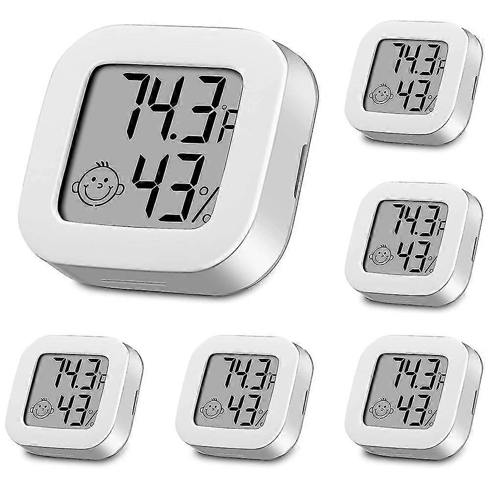 6 Pieces Humidity Gauge Humidity Sensor Indoor Thermometer Hight Accurate Temperature And Humidity