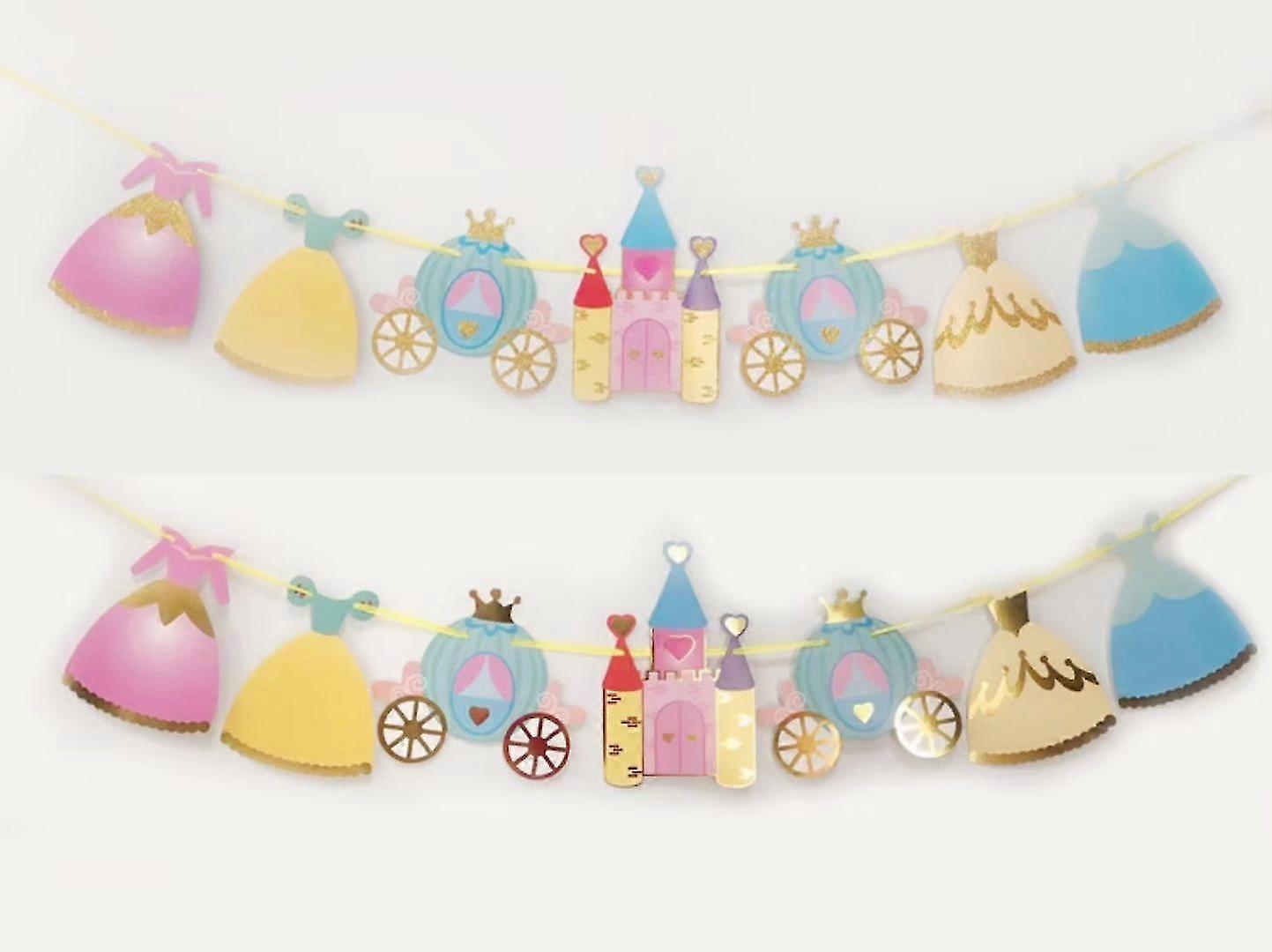 2pack Pink Princess Decorations for Birthday