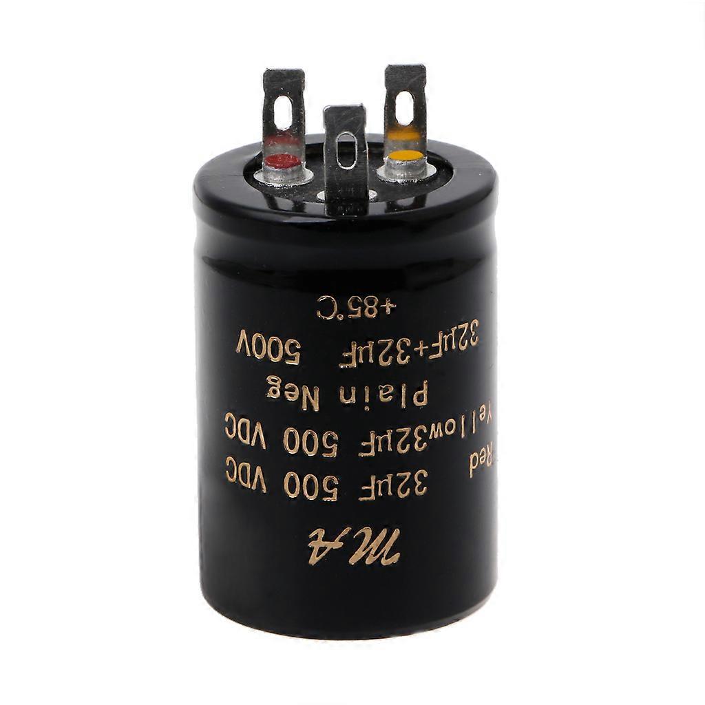100+100uf,50+50uf,32+32uf,500V Audio Electrolytic Double Amplifier Capacitors