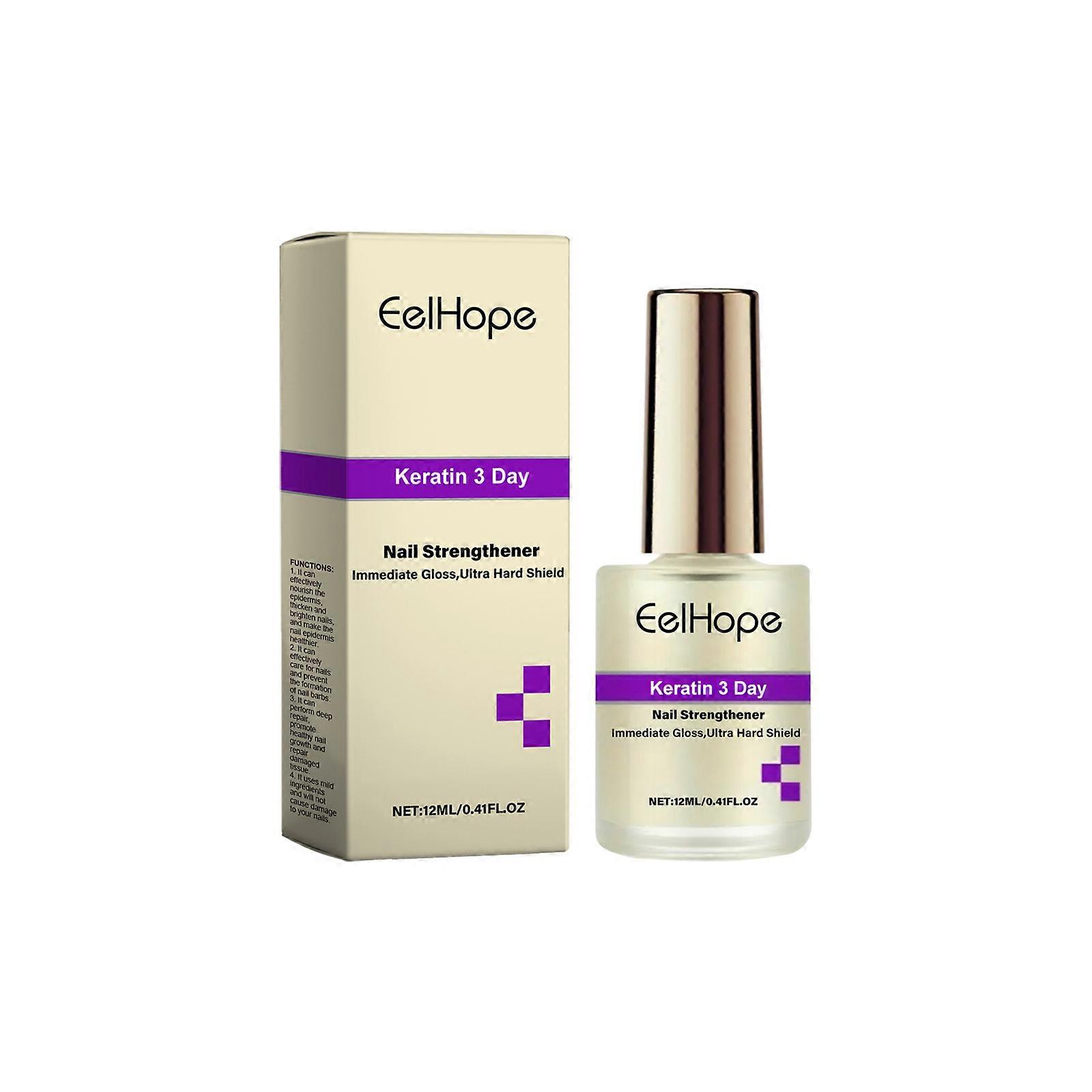 Nail Care Solution, Exfoliating, Moisturizing, Brightening, Stronger Nails ,12ml